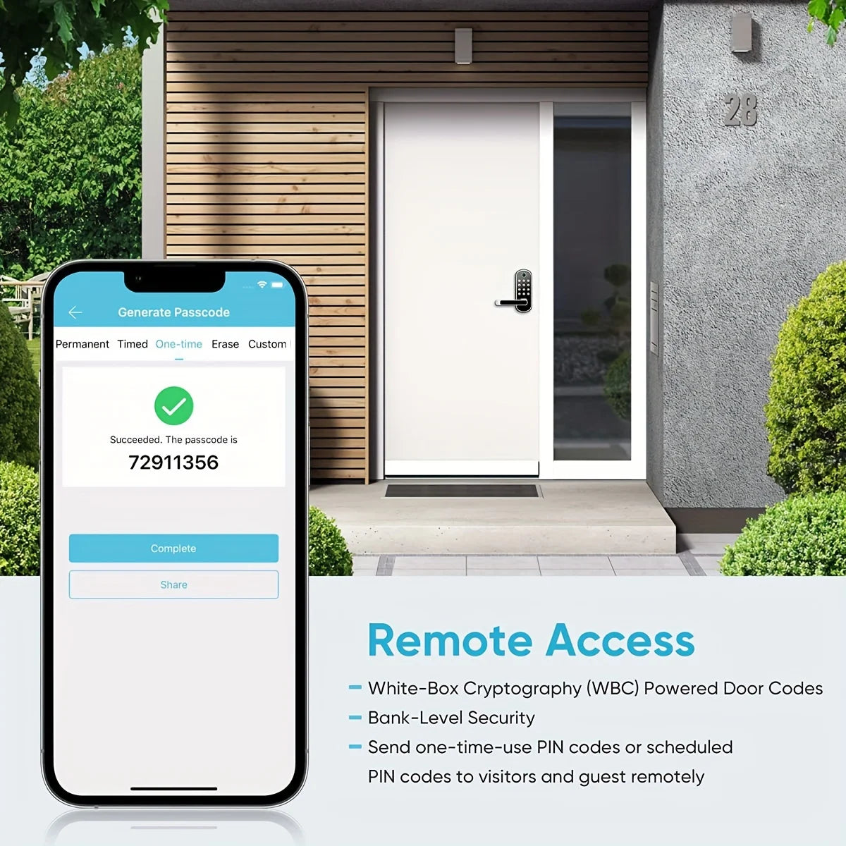 B05 Fingerprint and Keypad Door Lock