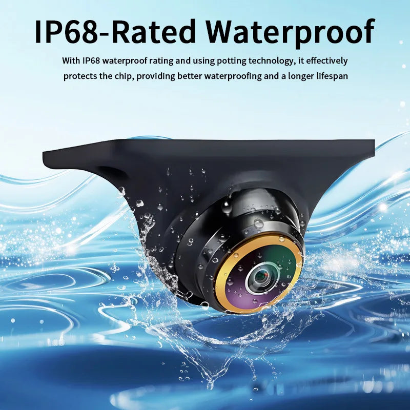 170° HD Car Rear View Camera with Night Vision and Guiding Line