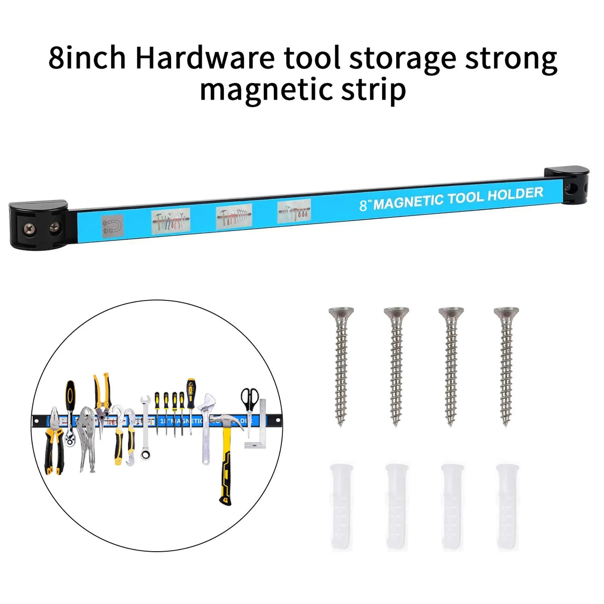 Barra porta-utensili magnetica per officina