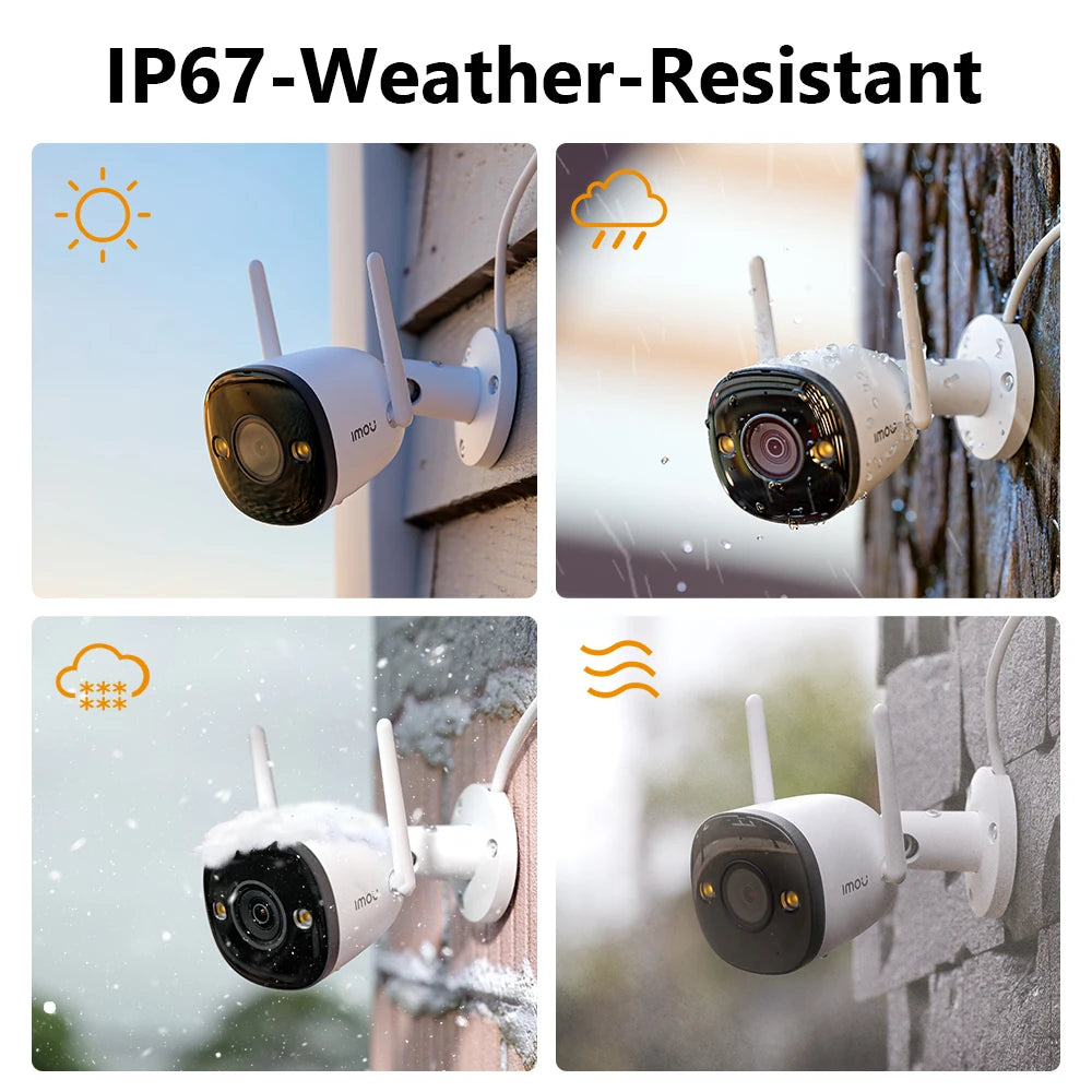 5MP Buiten WiFi Beveiligingscamera met Schijnwerper & Menselijke Detectie