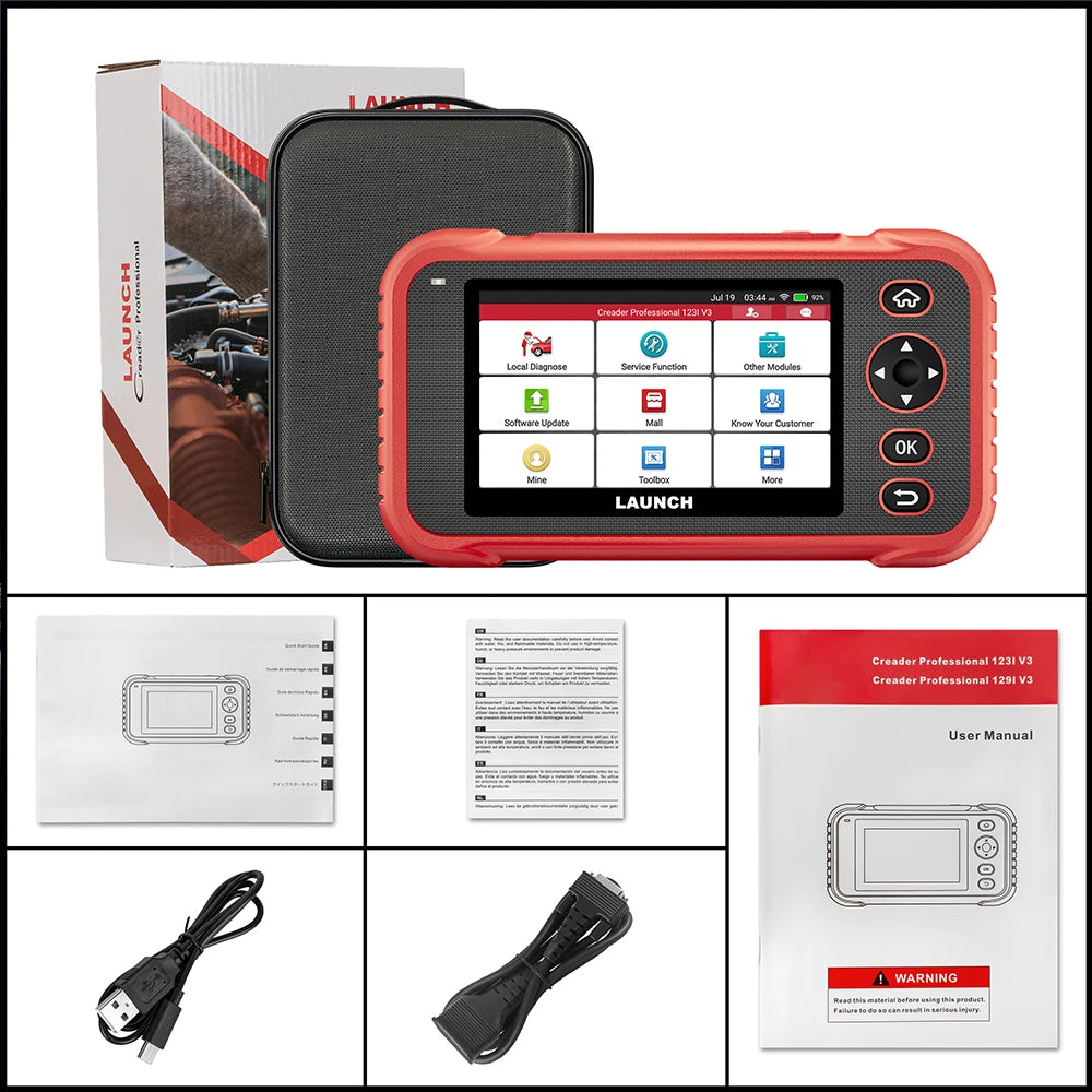LAUNCH CRP123I V3.0 OBD2 Scanner with 4 System Diagnostics