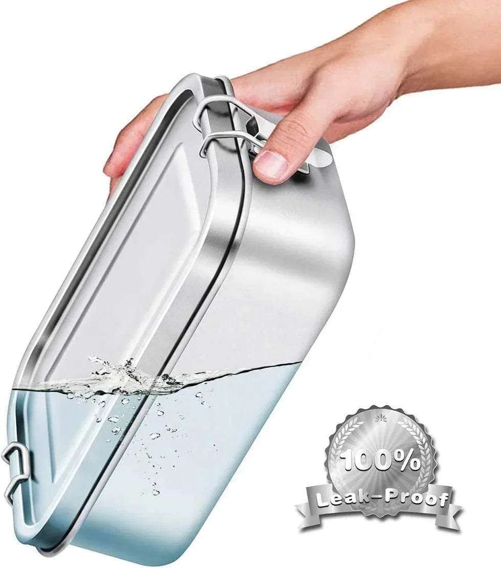 Stainless-Steel Lunch Containers, Size/Bag Options