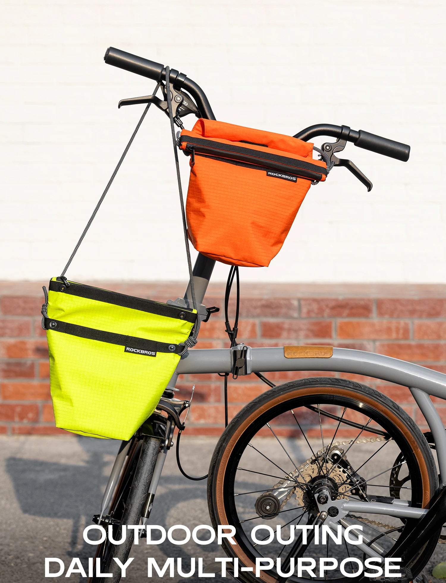 2.5L Waterproof Bike Handlebar Bag with Quick Release Mount