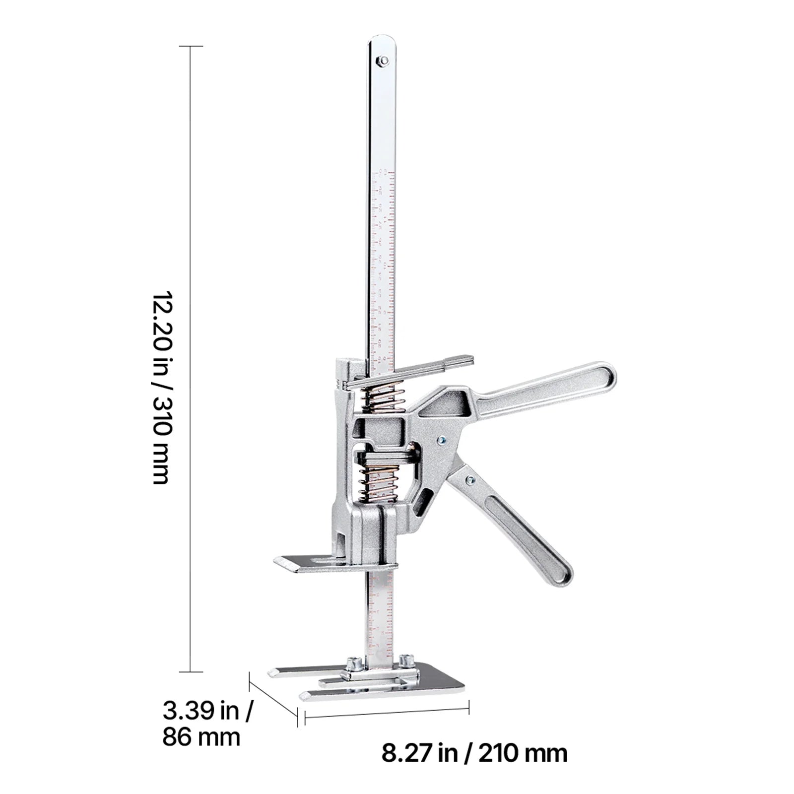 Pracovní zvedák s ramenem 2 ks, nosnost 330 lb, zdvih 7,1"