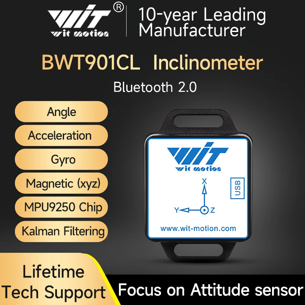 BWT901CL Bluetooth Motion and Orientation Sensor