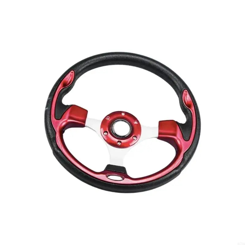 13-Inch PU Steering Wheel with Carbon Fiber Texture Grip