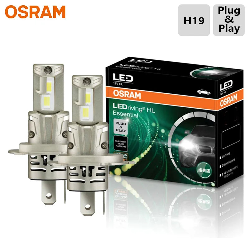 LED essentiel OSRAM H4 H7 H11 Phare voiture Plug & Play facile H8 H9 H10 H16 H18 H19 HB3 HB4 HIR1 HIR2 Lampes LED blanches Auto Puissance