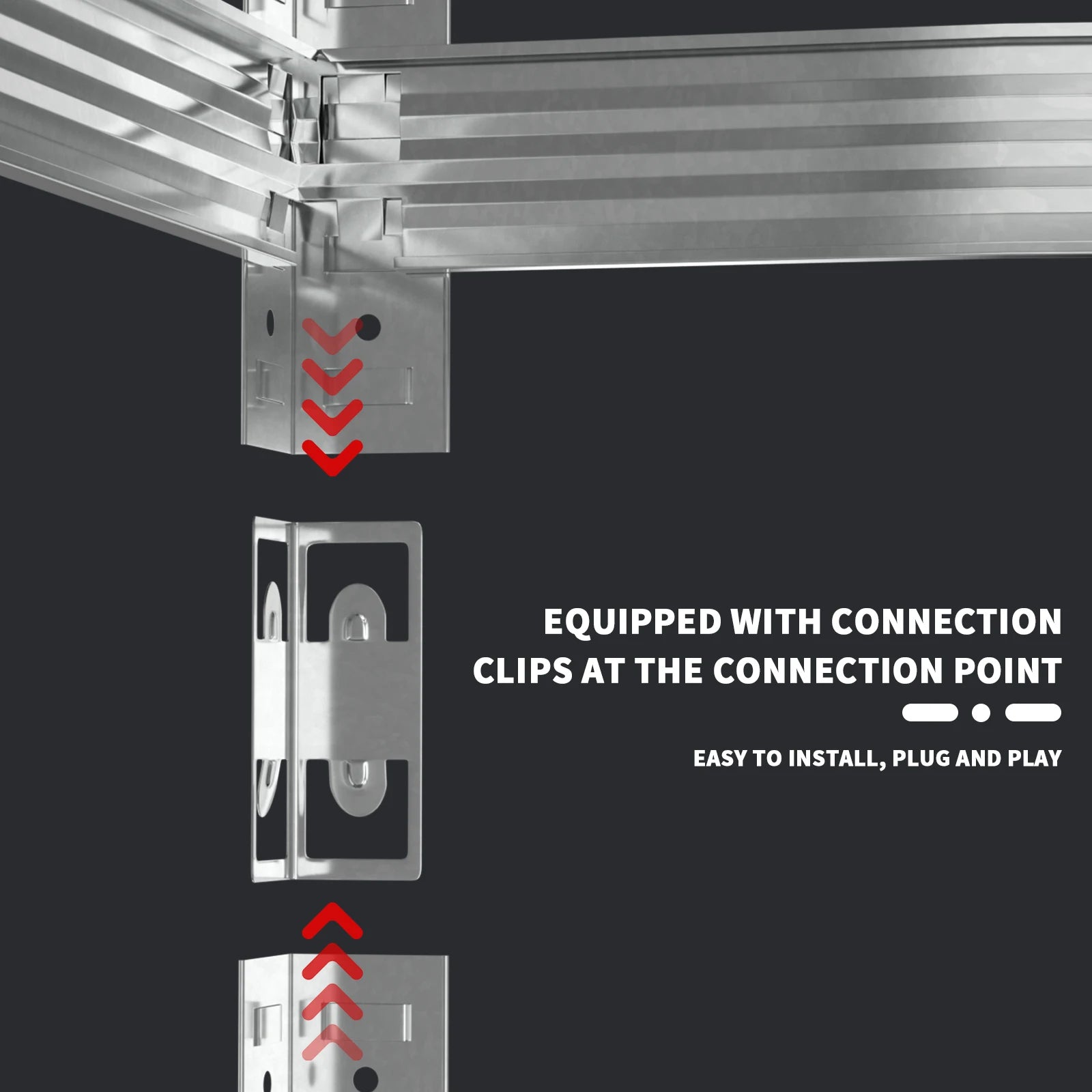 DayPlus 5‑Tier Boltless Garage Shelving Unit