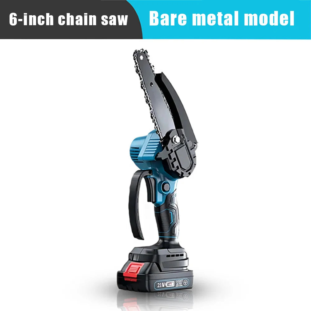 6 Inch Electric Chain Saw Handheld Portable Cutter