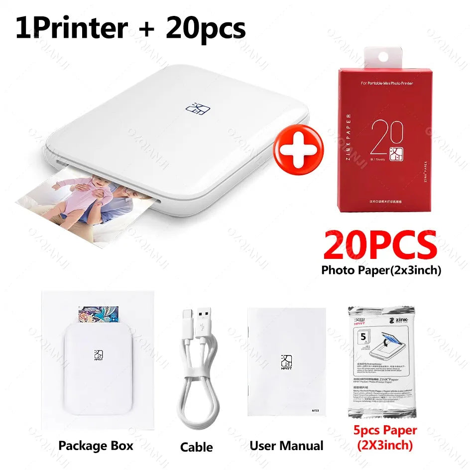 MT53 Bluetooth-Farbfotodrucker - Bundle-Optionen