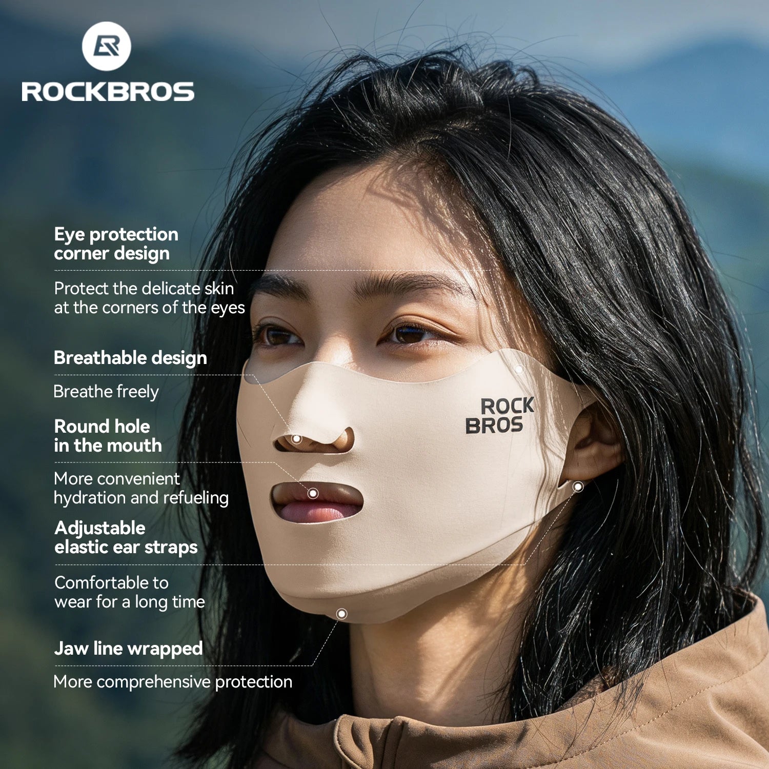 Cycling Face Mask with Fleece Inner Layer
