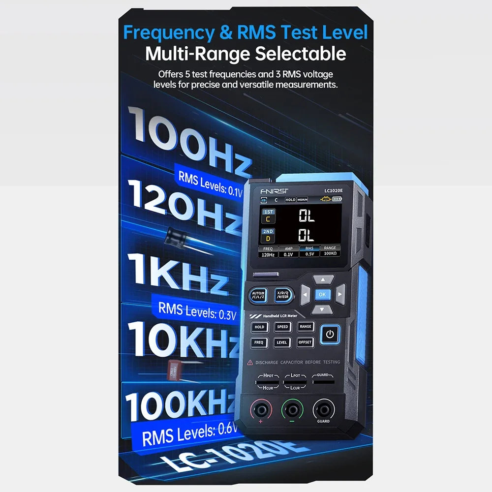 LC1020E Portable LCR and ESR Meter
