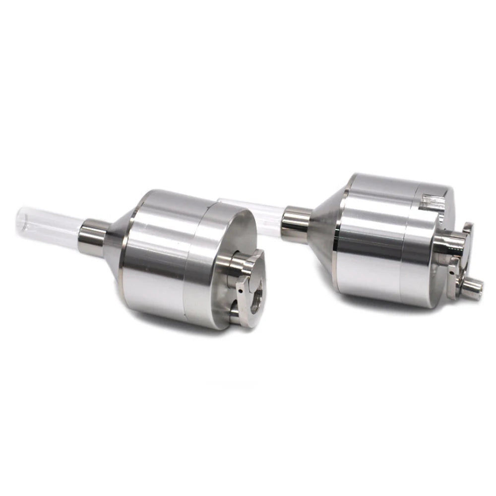 Metal Herb Grinder 44 mm and 56 mm with Spoon and Bottle