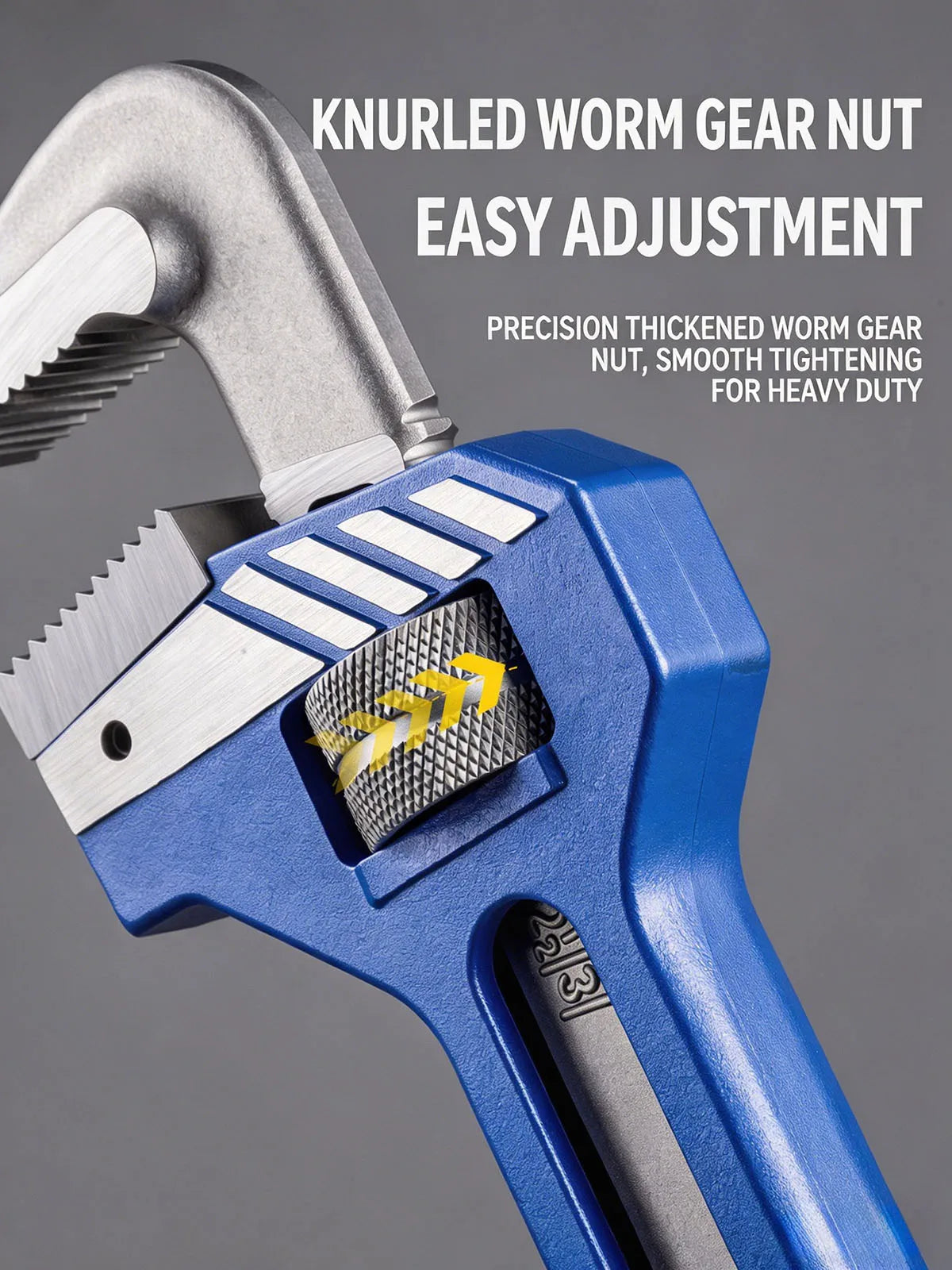 Adjustable Pipe Wrench - 8 to 14 Inch