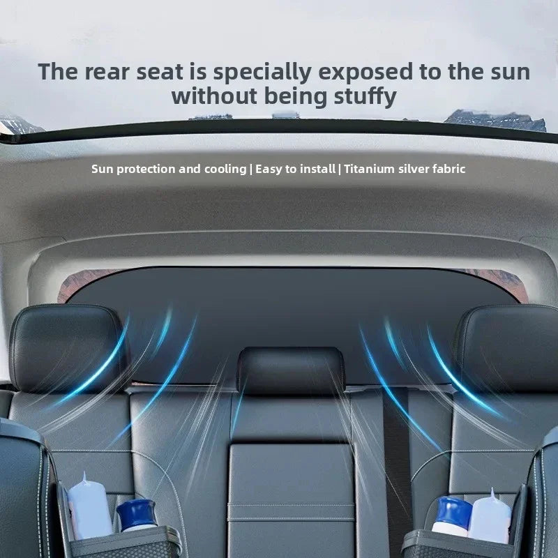Reflective Rear Car Window Sun Shade