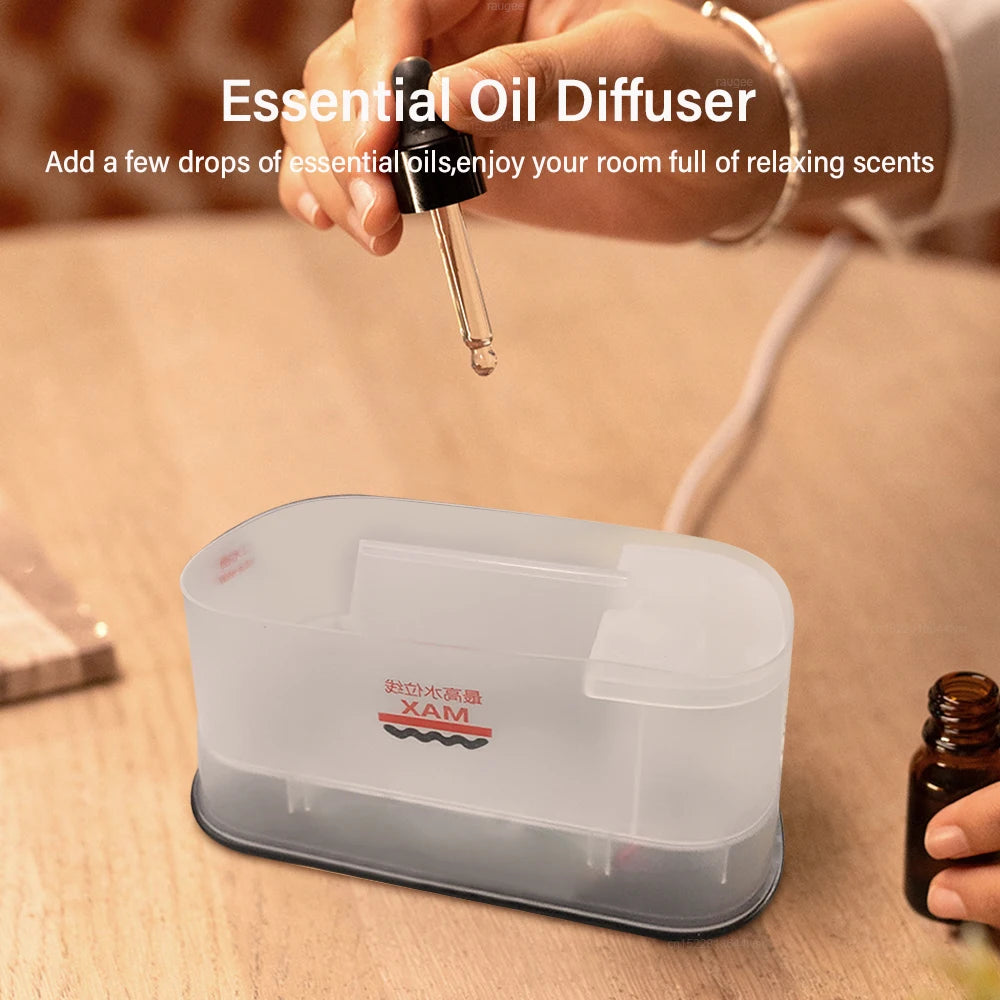 Flame-Effect USB Aroma Diffuser with Coloured Light