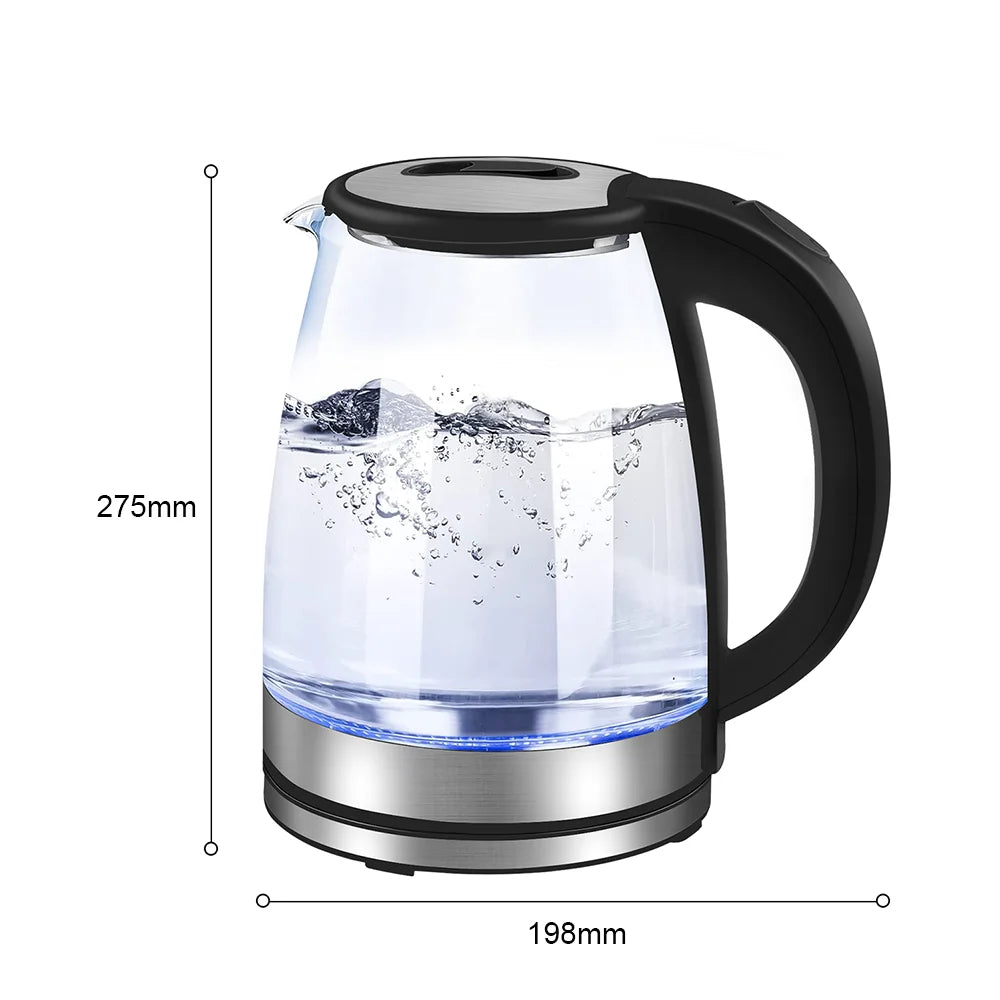 2L Glass Electric Kettle with Fast Heating