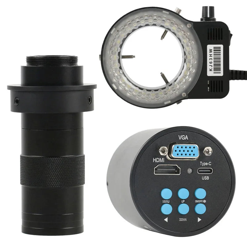 HDMI/VGA Microscope Camera - Lens and Kit Options