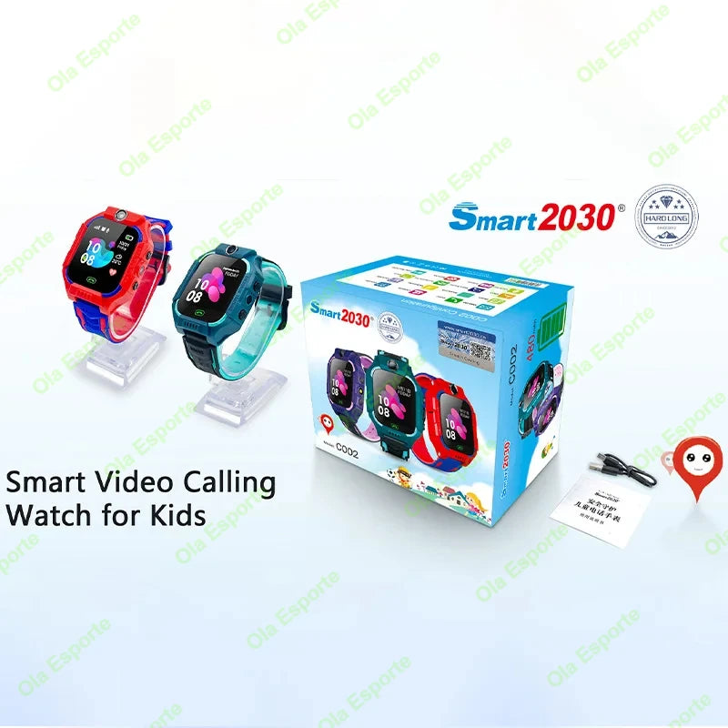 Montre connectée d’enfants avec appels 2G et bouton SOS