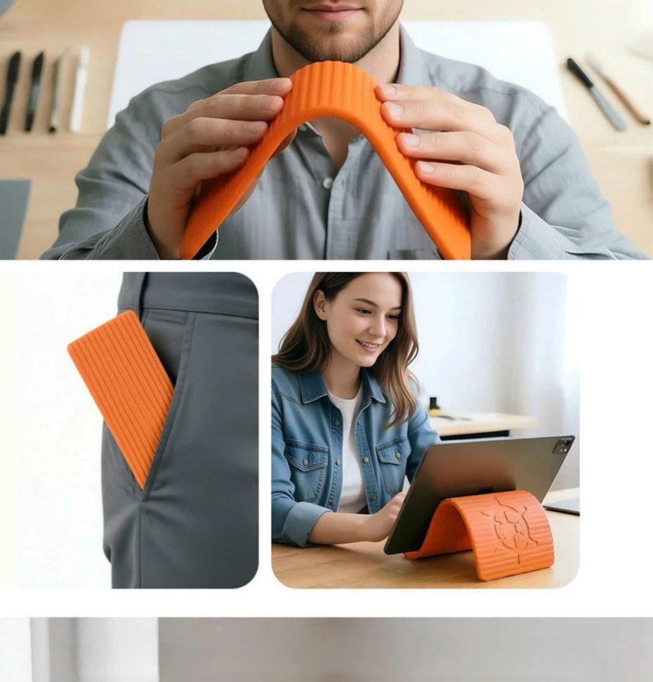 Foldable Flexible Silicone Phone Holder