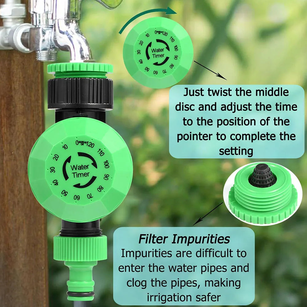 Mechanical Garden Hose Timer, Up to 120 Minutes
