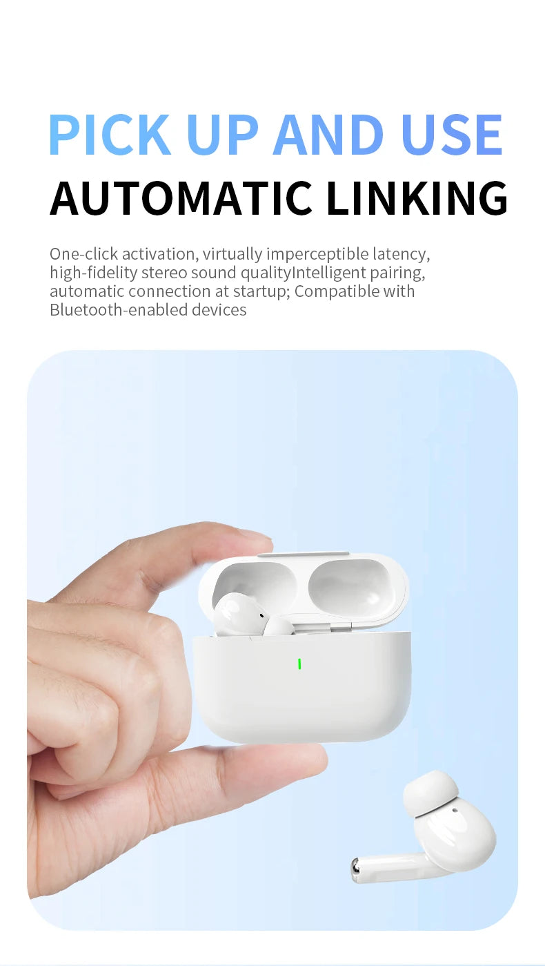 A7PRO Bluetooth Earbuds with Touch Controls & Charging Case