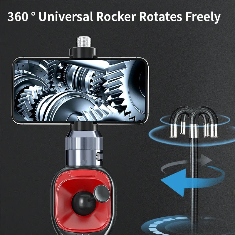 Articulating Borescope 6.2mm 4‑Way Inspection Camera