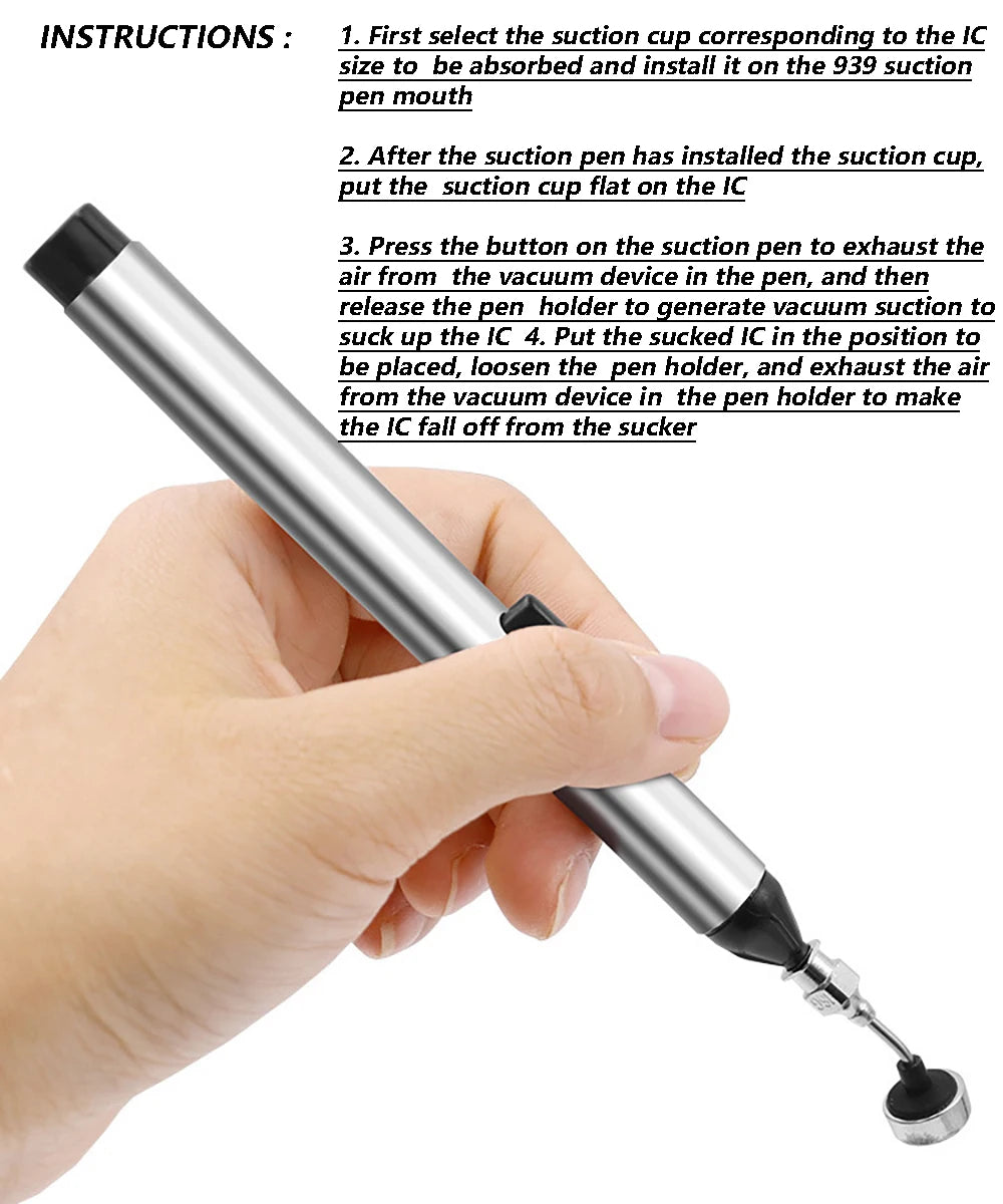 Vacuum Pickup Pen for IC and SMD Components