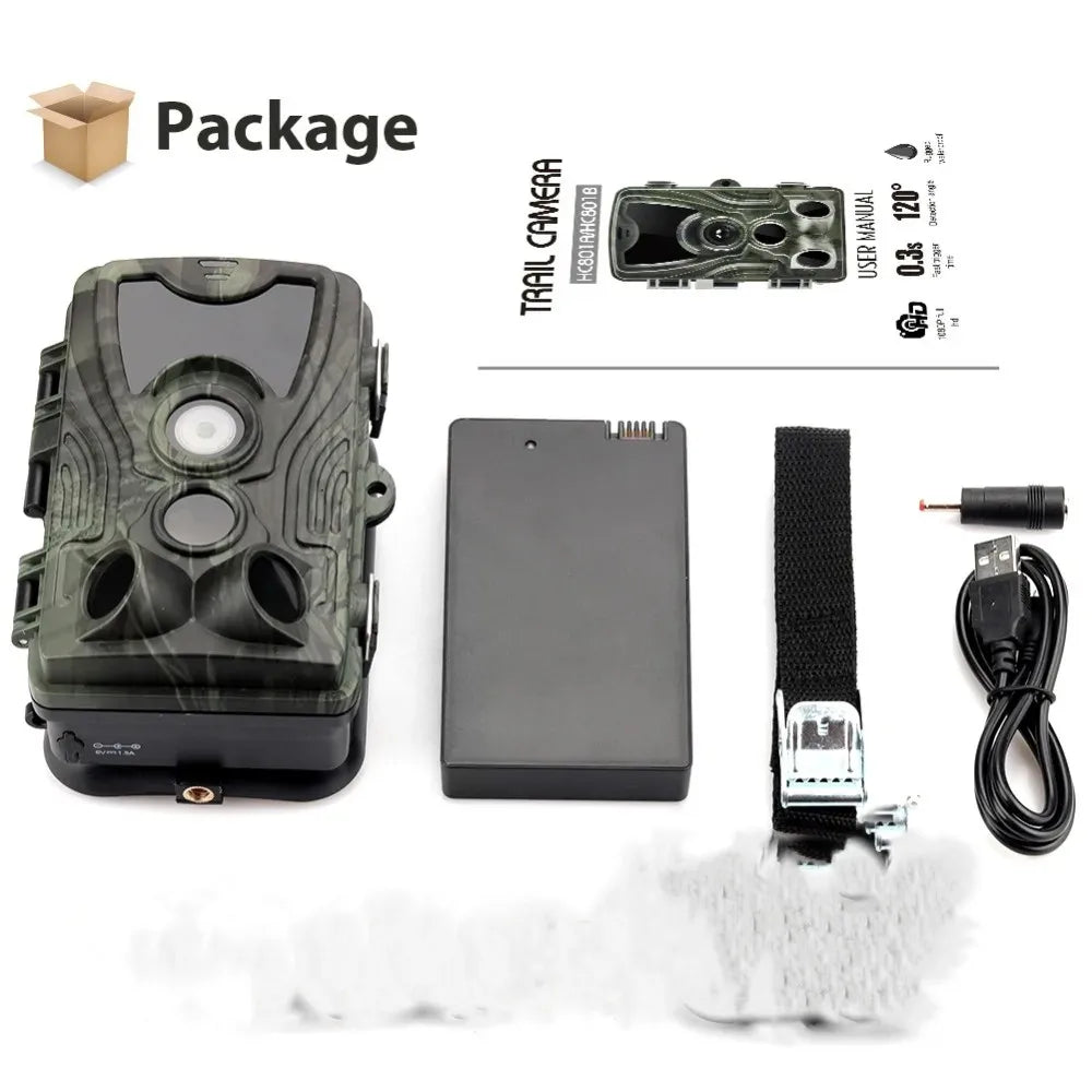 20MP Trail Camera Dual Pack with 5000mAh Battery & Night Vision