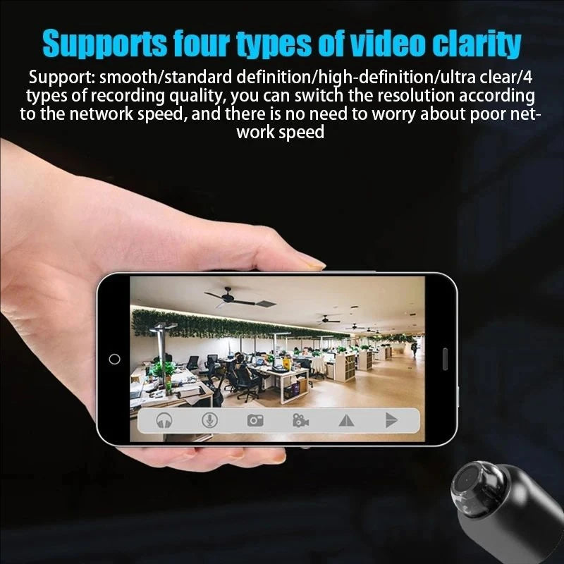 1080P Mini WiFi Night Vision Camera for Home Monitoring