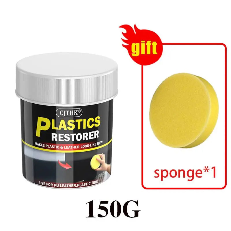 150g Auto Plastika Restorer Povratak U Crno Sjaj Auto Čišćenje Proizvodi Plastika Koža Obnova Autopoliranje Popravak Premaz Renovator
