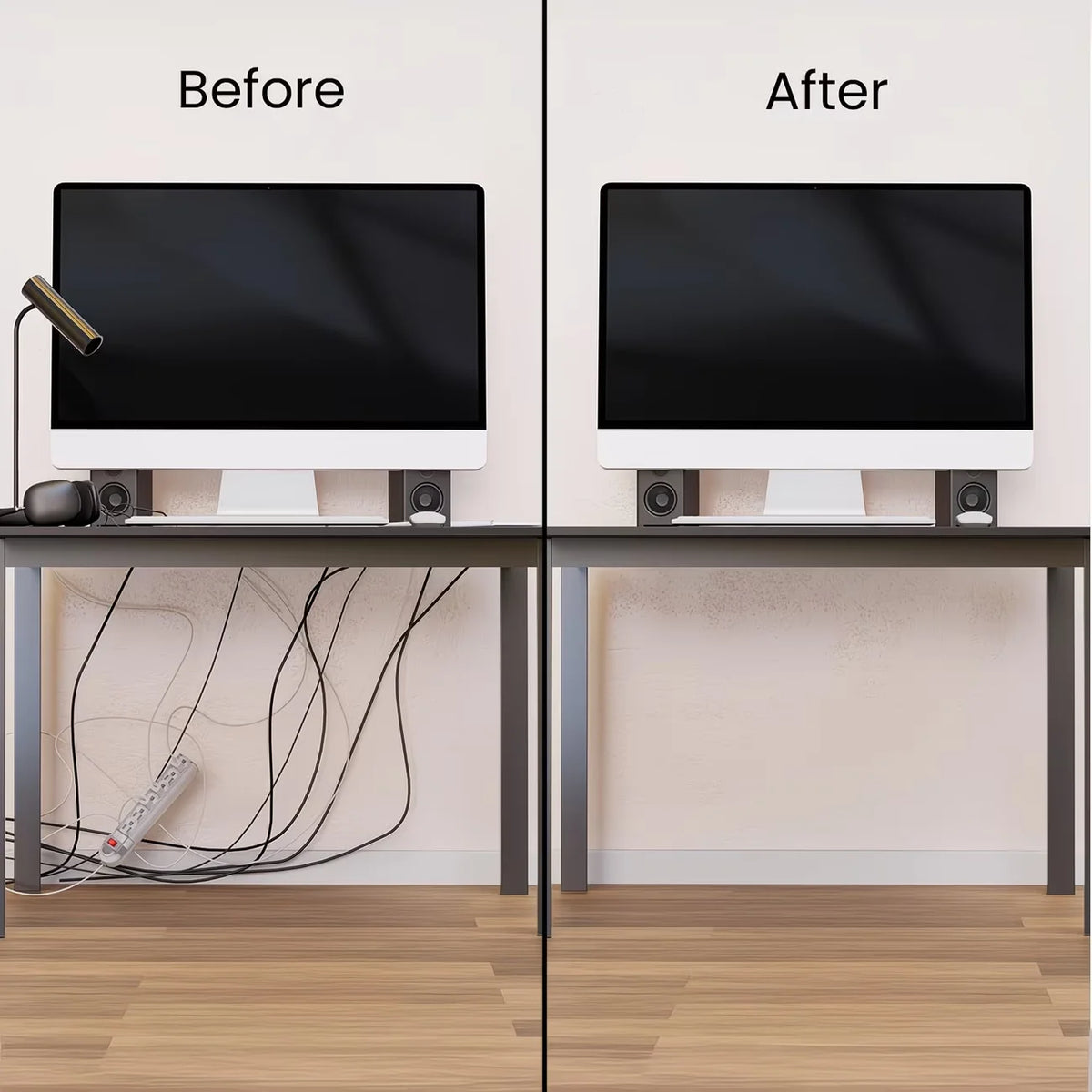 Desk Cable-Management Channel, Colour Options