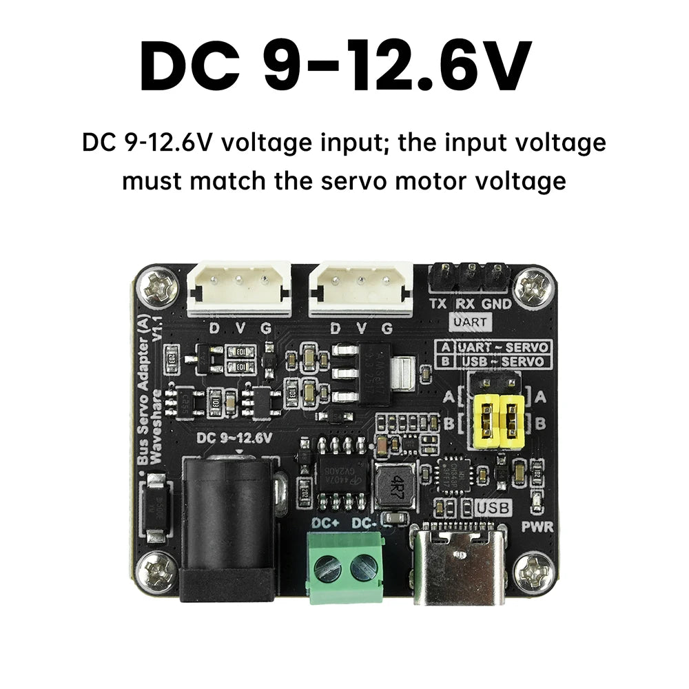 UART Serieller Bus Servoantriebsplatine