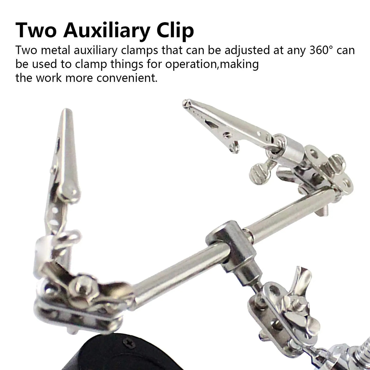 Helping Hands Soldering Stand with LED Magnifier