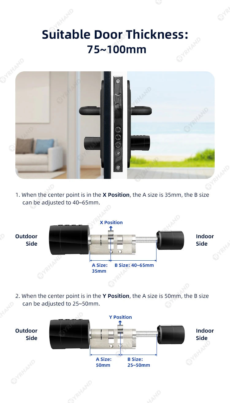 LVD11 Smart Euro-Cylinder Door Lock