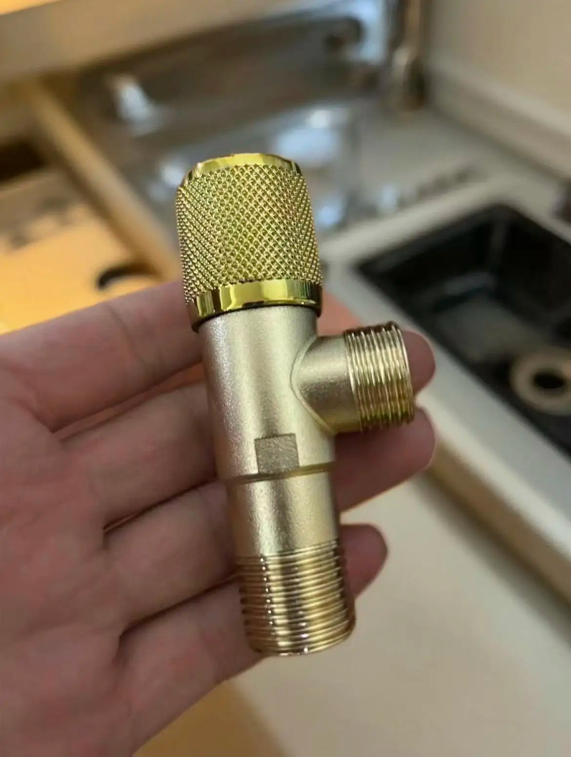 G1/2 Brass Angle Stop Valve