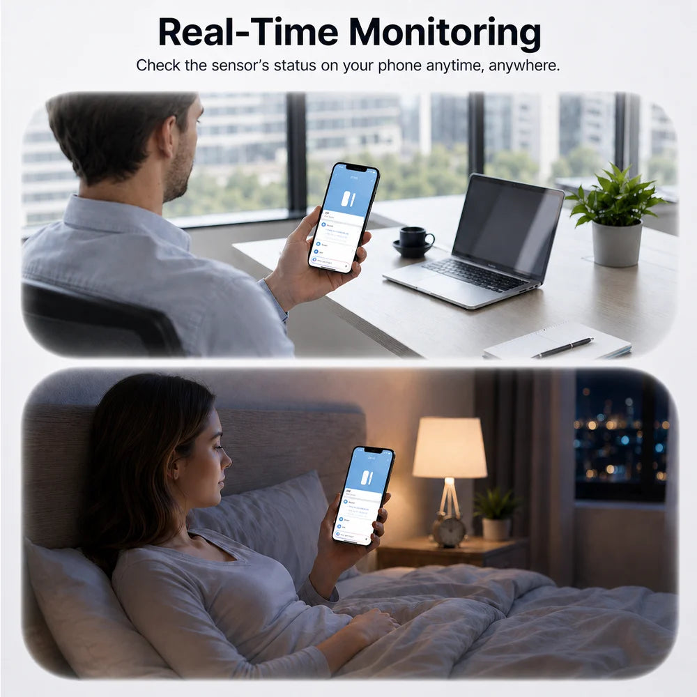 Wi-Fi Door and Window Contact Sensor