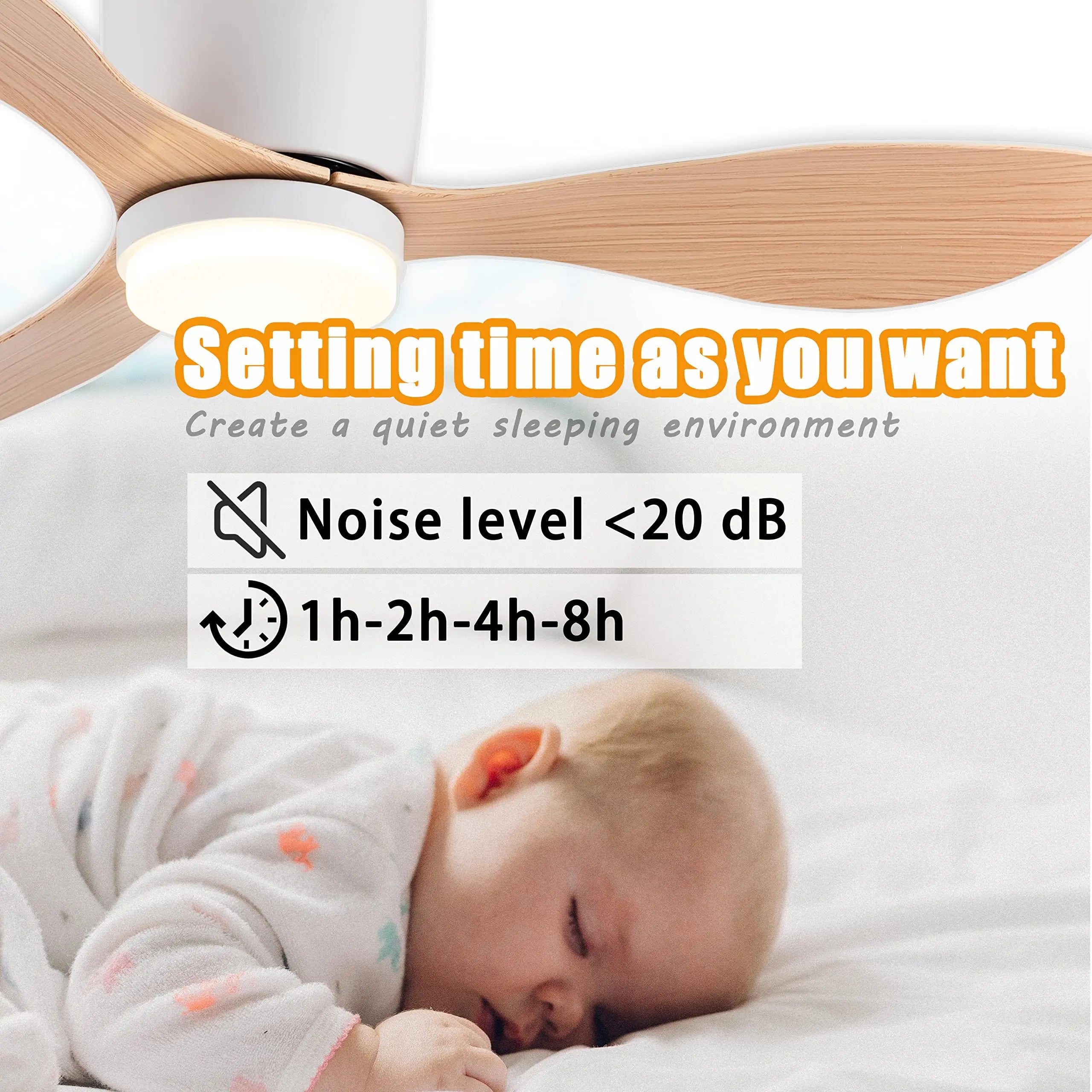 Ceiling Fan with Light and High-Airflow LED for Modern Living Spaces