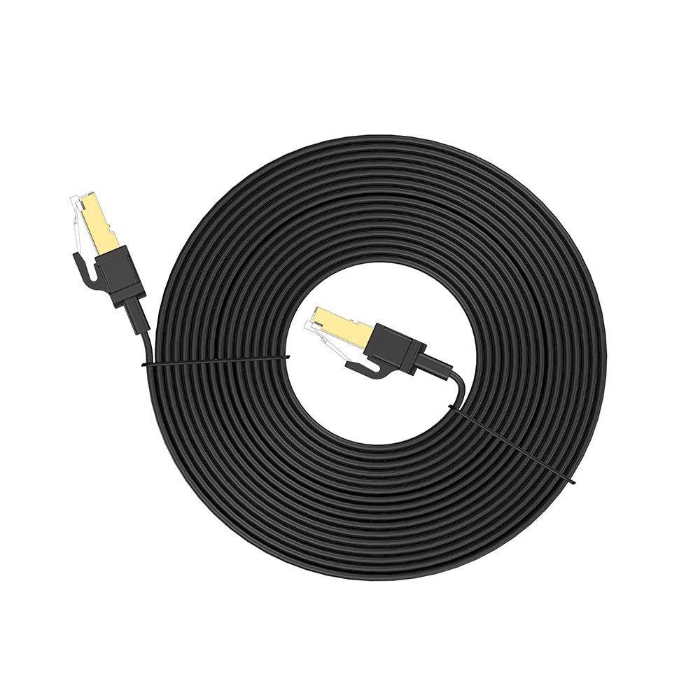 Flat Cat8 RJ45 Ethernet Cable - Length Options