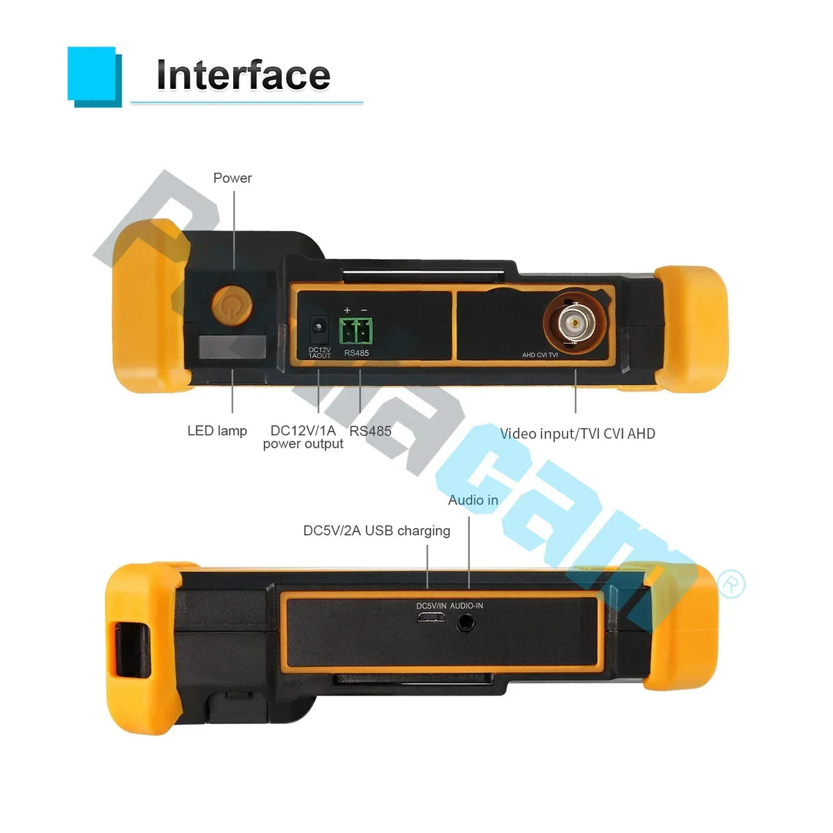 3|Testeur de caméra CCTV coaxiale HD-2900