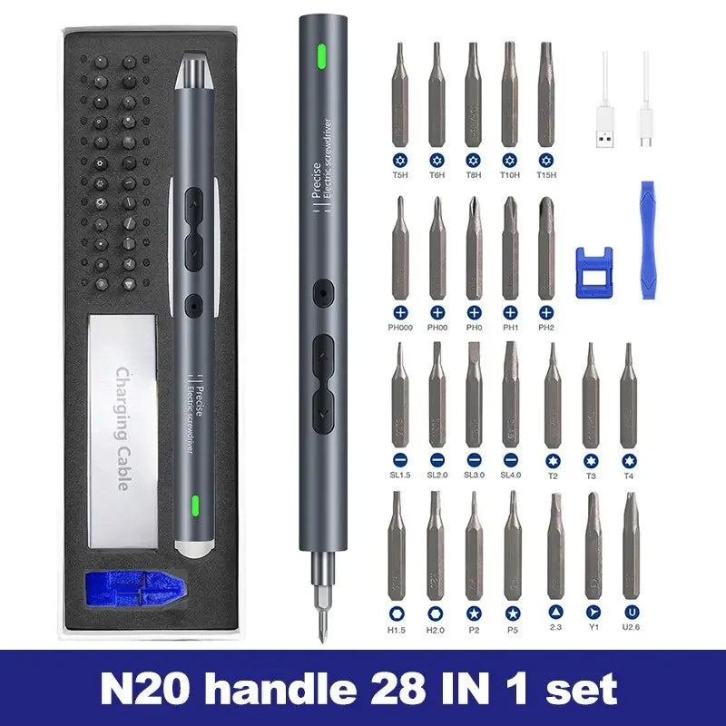 Rechargeable Precision Screwdriver - Kit Options