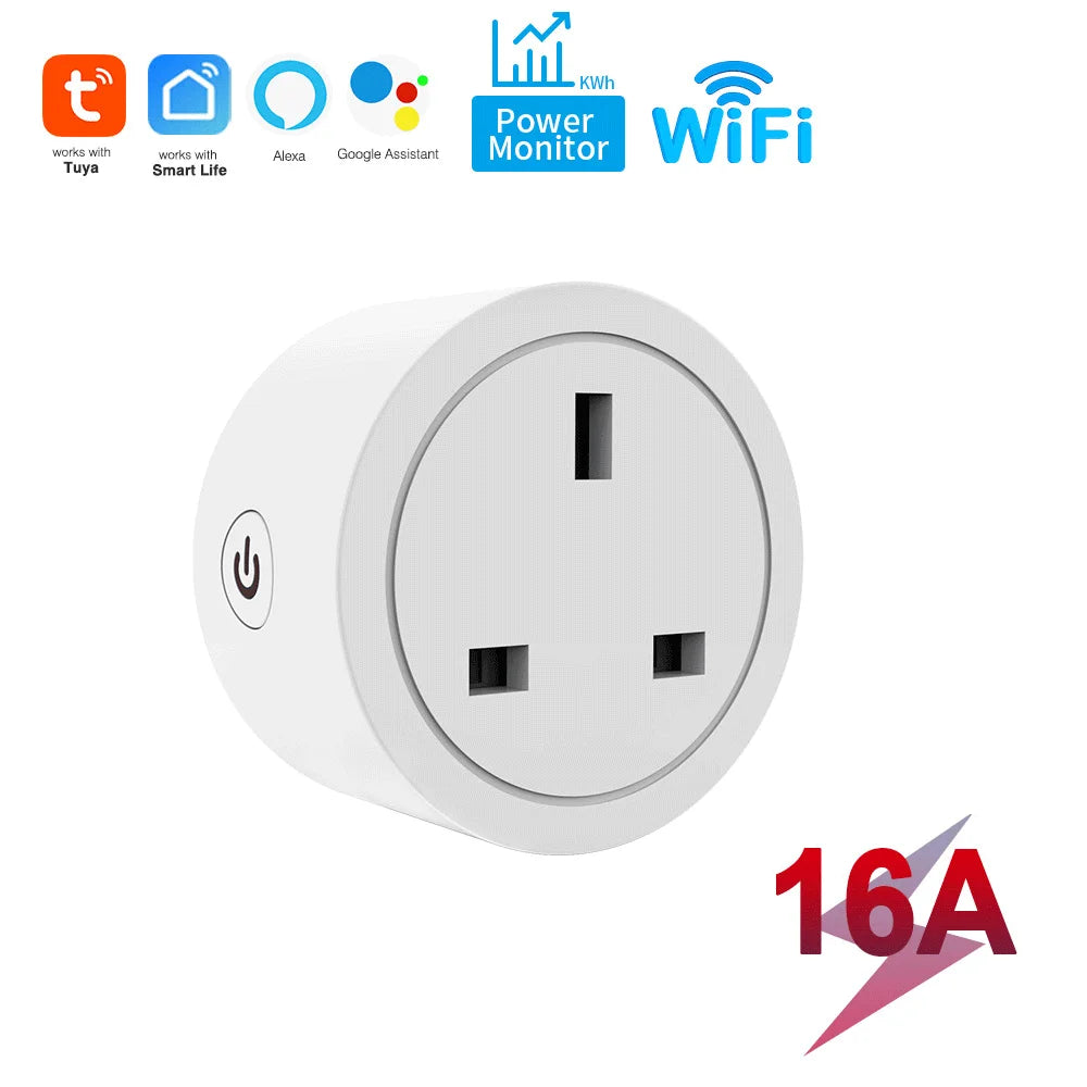 UK Wi-Fi Smart Plug, Tuya or Cozylife Options