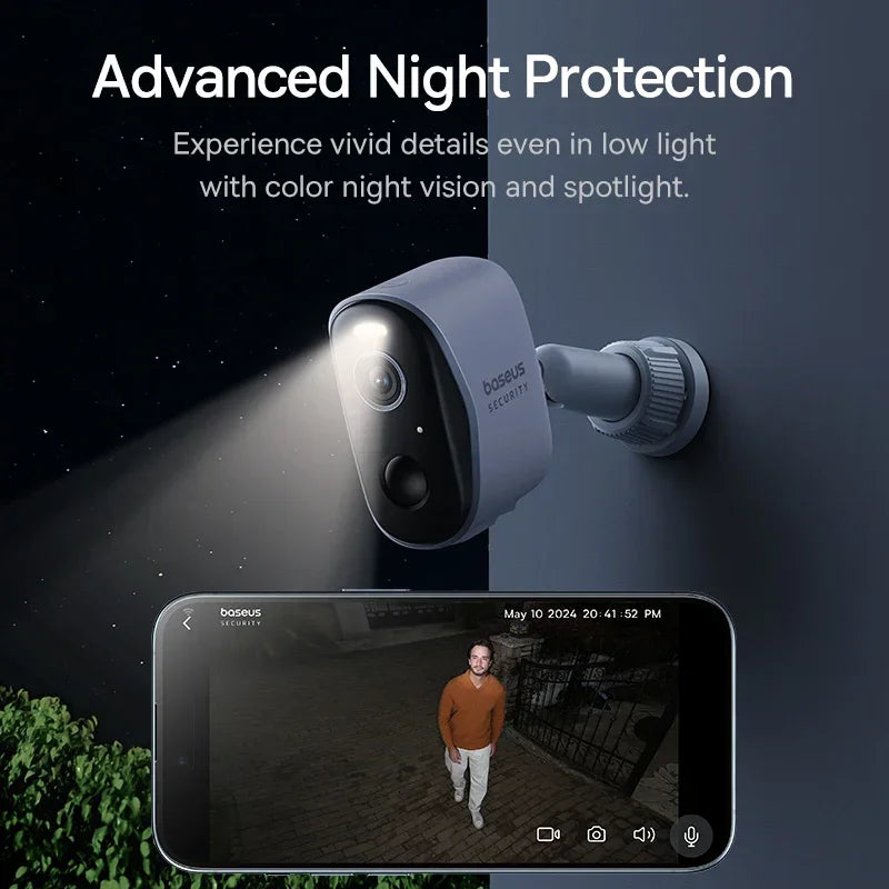 Wireless 2K Security Camera System with 210-Day Battery (2-Cam Kit)
