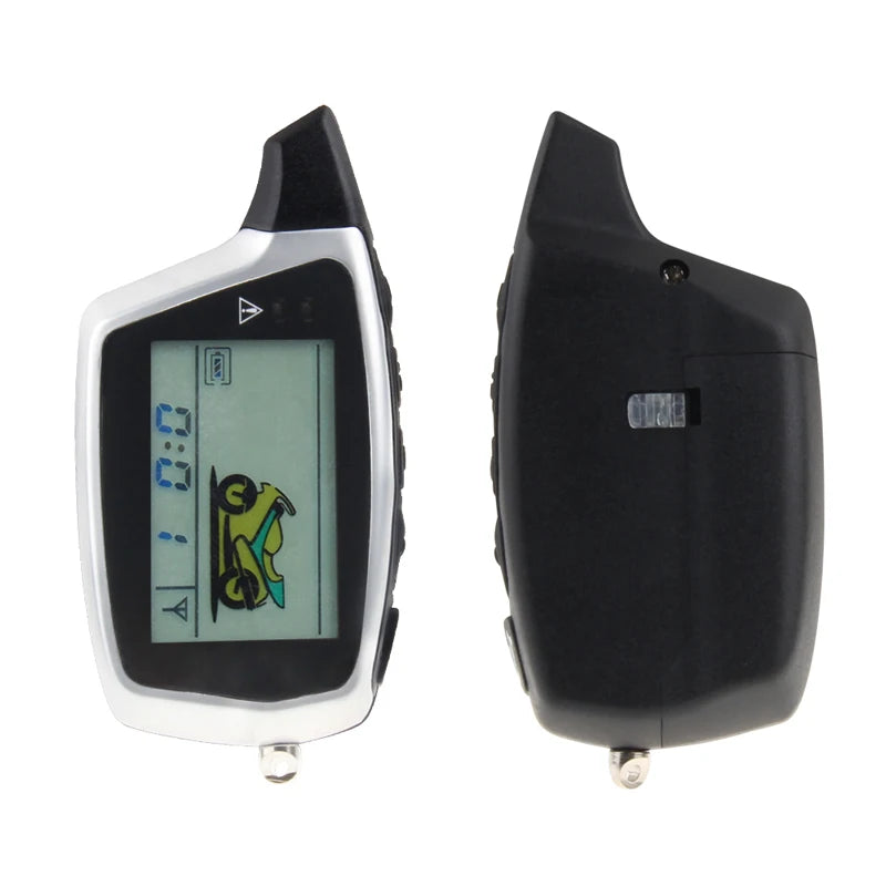 2-Way Motorcycle Alarm System with LCD Pager & Remote Start