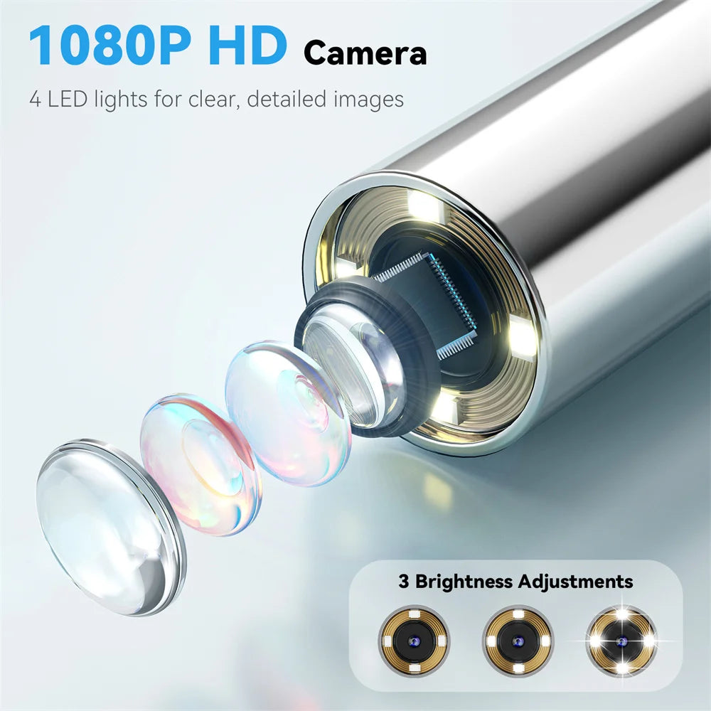 5-in-1 Ear Camera with Screen and Ear Pick Set