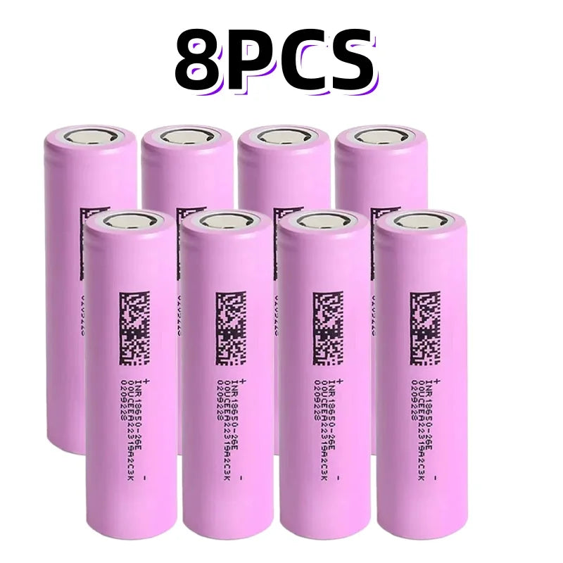 18650 2600mAh Li-Ion Cells - Pack Options