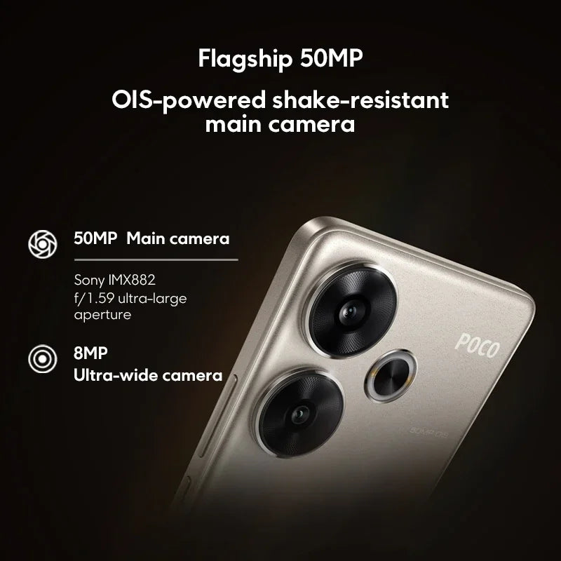 Xiaomi POCO F6 5G 8GB/256GB 12GB/512GB NFC EU nabíječka Globální verze mobilního telefonu