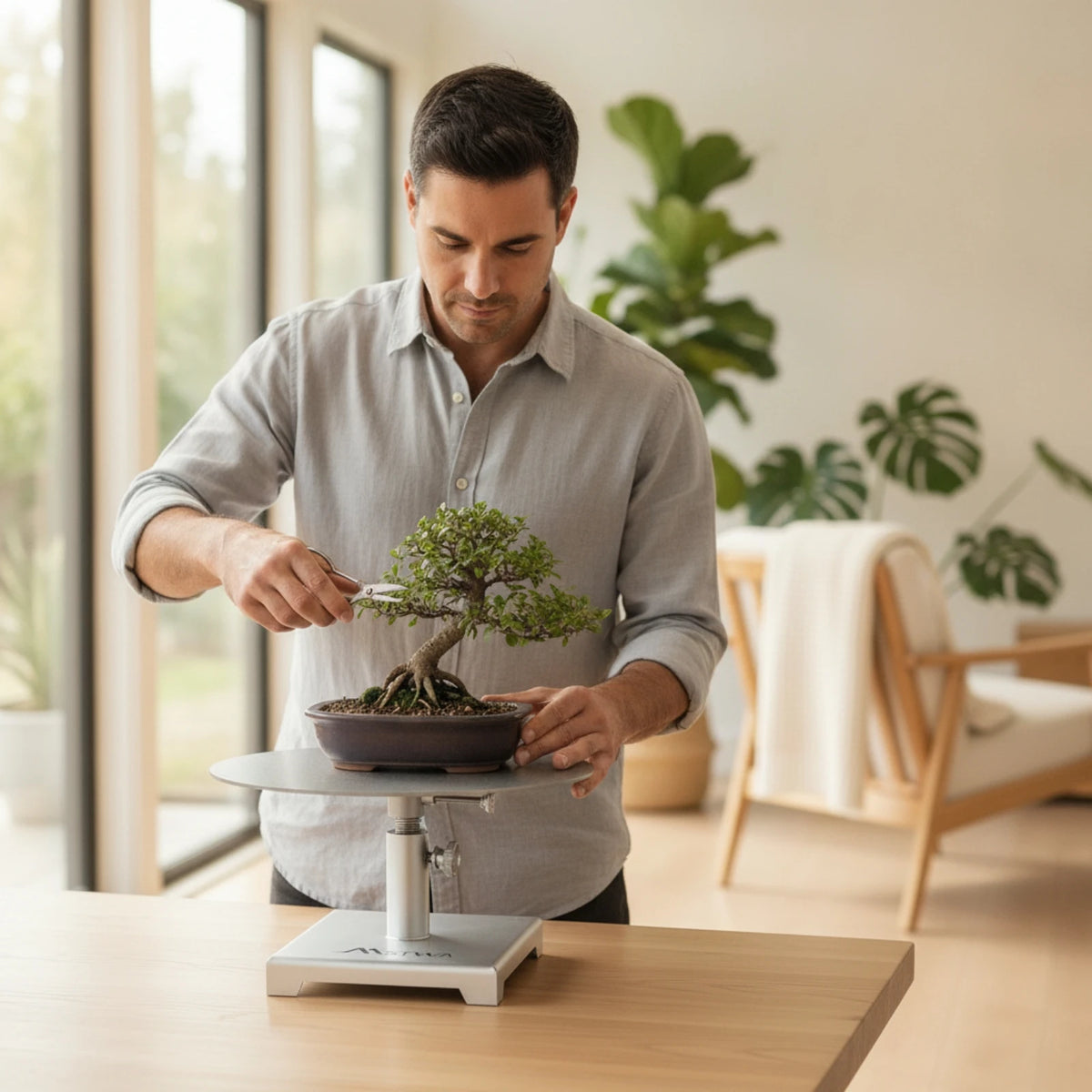Adjustable Bonsai Workbench Turntable