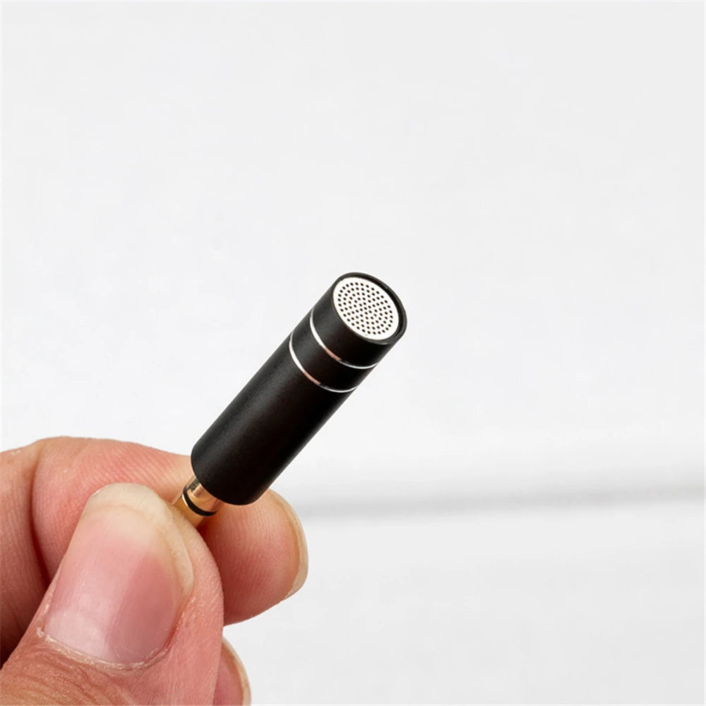 Mini-condensatormicrofoon van 3,5 mm, 3- of 4-polig