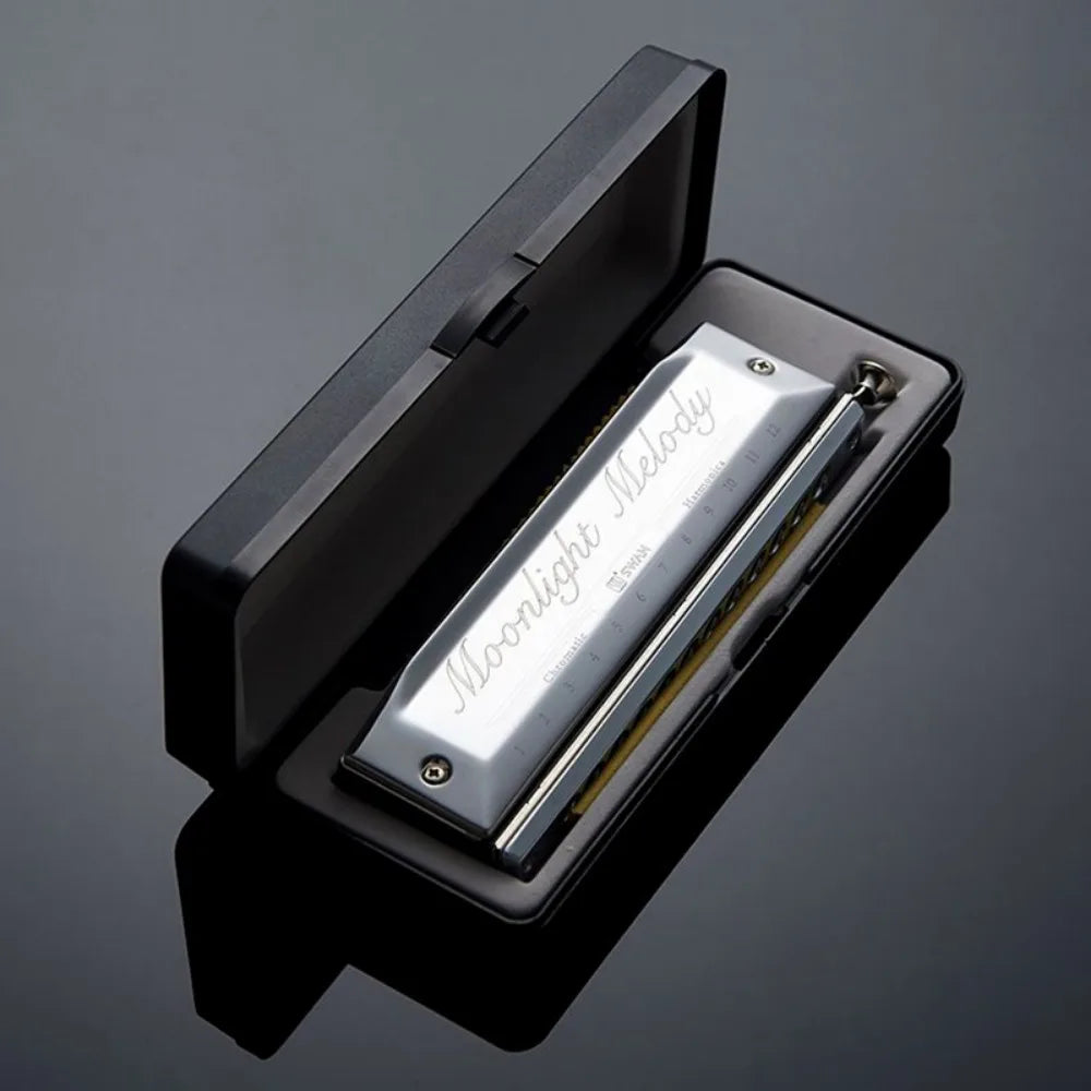 هارمونيكا كروماتيكية C-Key – 10 إلى 16 ثقباً